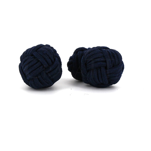 Gemelos Bola Grande Azul Oscuro