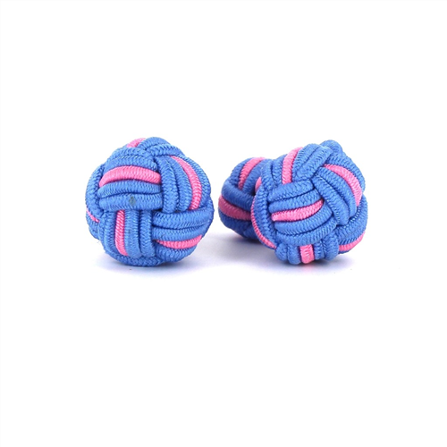 Gemelos Bola Grande Celeste y Rosa