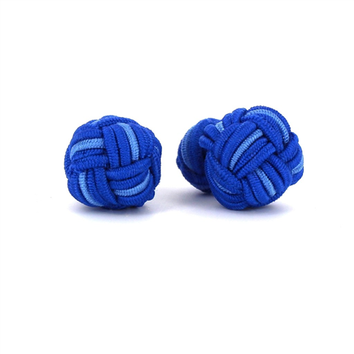 Gemelos Bola Grande Tonos Azules