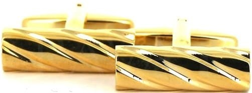 Gemelos Cilindros Dorados