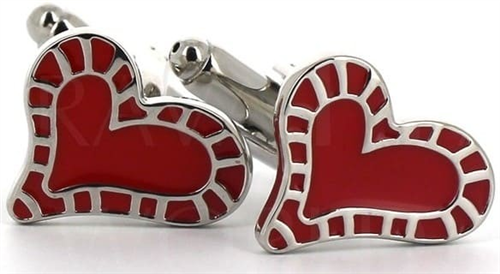 Gemelos Corazones Rojos