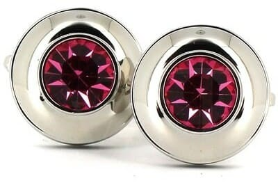 Gemelos Cristales Fucsia