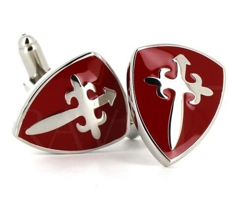 Gemelos Cruz de Santiago Roja