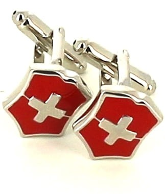Gemelos Cruz Suiza Roja