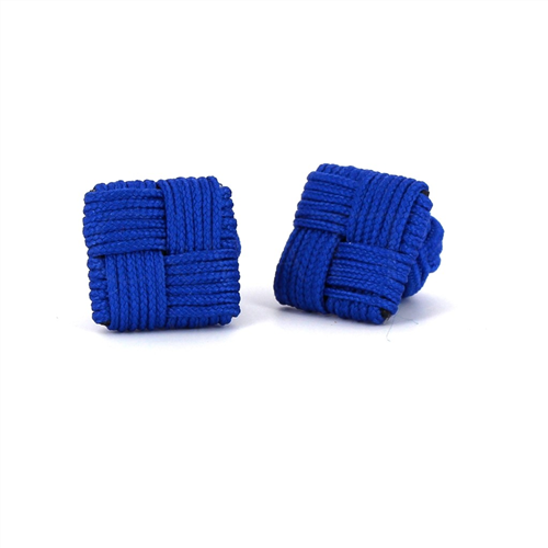 Gemelos Cuadrado Azul Marino