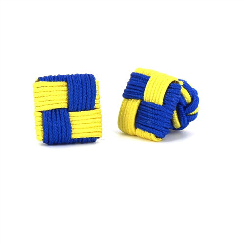 Gemelos Cuadrado Azul y Amarillo