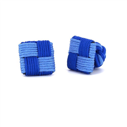 Gemelos Cuadrado Azules Marino y Celeste