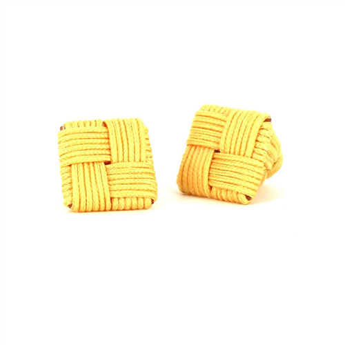 Gemelos Cuadrado Dorado
