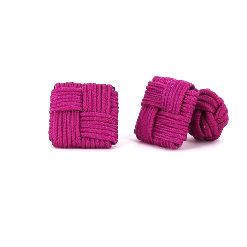 Gemelos Cuadrado Fucsia