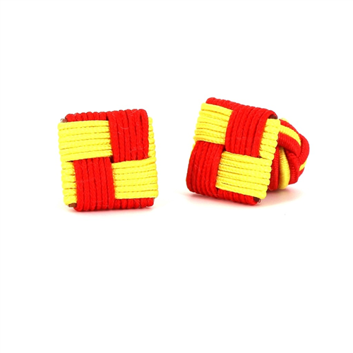 Gemelos Cuadrado Rojo y Amarillo