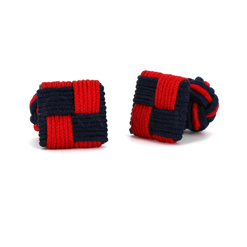 Gemelos Cuadrado Rojo y Negro Carbón