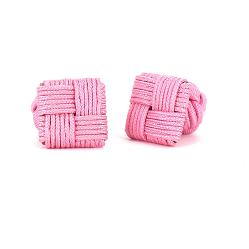 Gemelos Cuadrado Rosa Claro