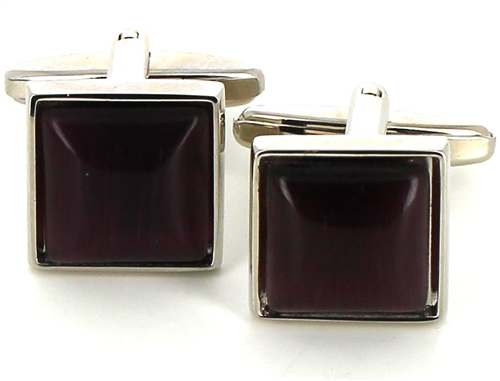 Gemelos Cuadrados Morados
