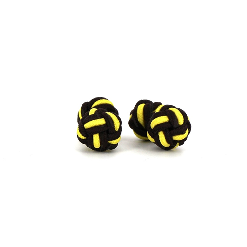 Gemelos Doble Bola Marrón y Amarillo