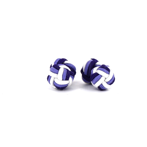 Gemelos Doble Bola Púrpura, Lila y Blanco