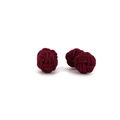 Gemelos Doble Bola Rojo Borgoña