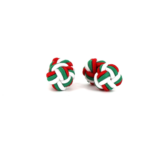 Gemelos Doble Bola Rojo, Verde y Blanco