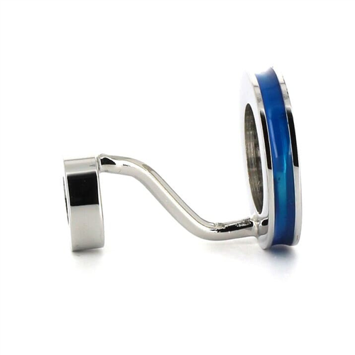 Gemelos Esmaltados Doble Bola Azul Celeste