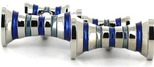 Gemelos Esmaltados Hipérbolas Azules II