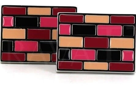 Gemelos Esmaltados Rectangulares Ladrillos