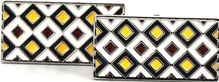 Gemelos Esmaltados Rectangulares Multicolor II
