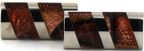 Gemelos Marrones y Plateados