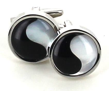 Gemelos Nácar Yin Yang