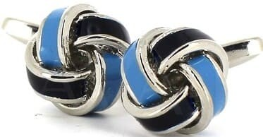 Gemelos Nudos Azules y Negros