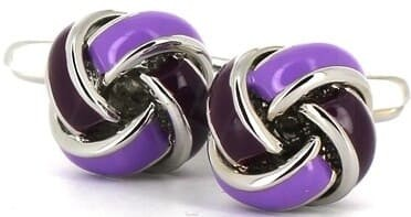 Gemelos Nudos Lila y Morado