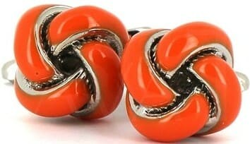Gemelos Nudos Naranjas