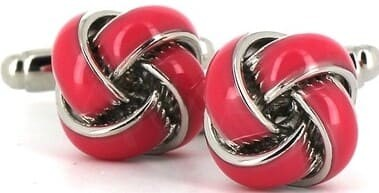 Gemelos Nudos Rosa Oscuro