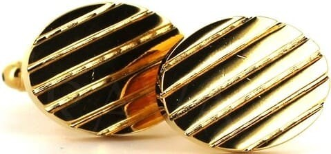 Gemelos Ovalados Dorados II