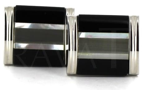 Gemelos Rectangulares con Piedras VIII