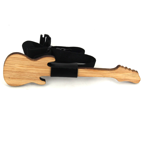 Pajarita Bambú Guitarra y Cuero