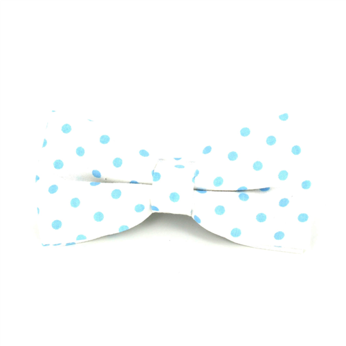 Pajarita Blanca Lunares Azules