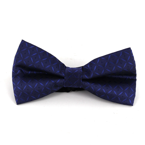 Pajarita Cuadrados Azul Oscuro