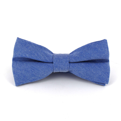 Pajarita Lisa Oxford Azul