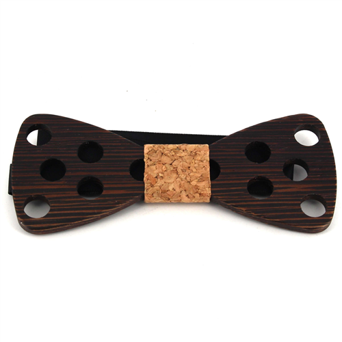 Pajarita Madera Agujeros Grandes