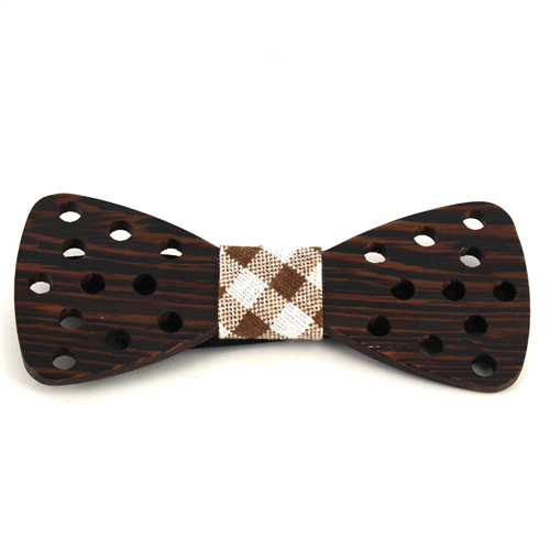 Pajarita Madera Agujeros Pequeños