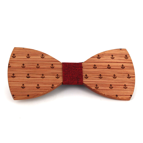 Pajarita Madera Anclas