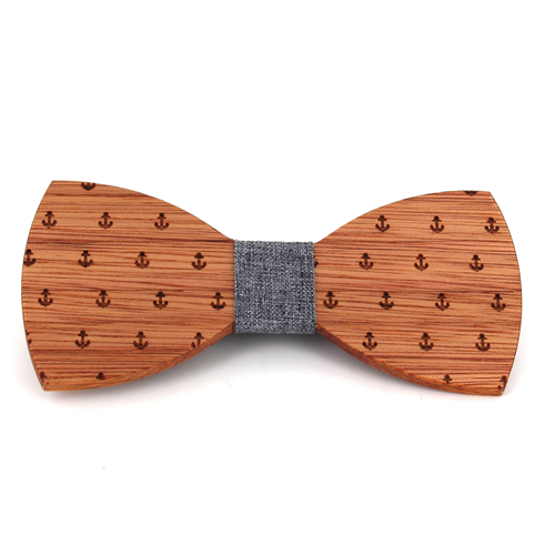 Pajarita Madera Anclas