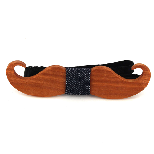 Pajarita Madera Bigote