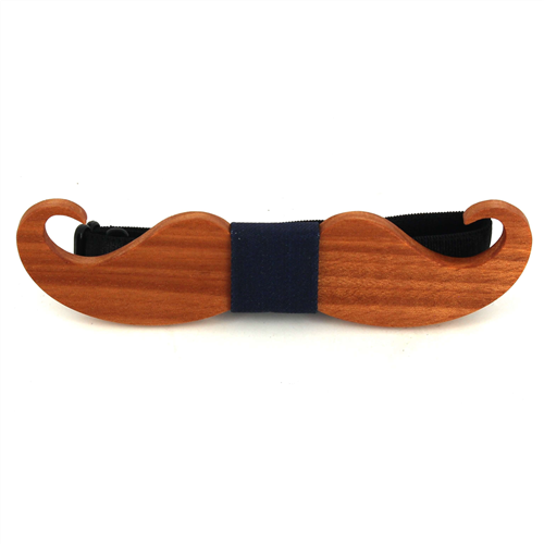 Pajarita Madera Bigote