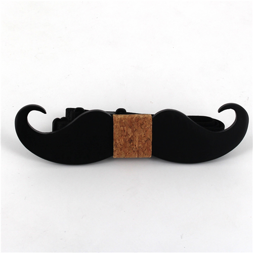 Pajarita Madera Bigote