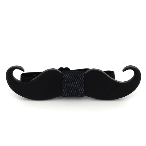 Pajarita Madera Bigote