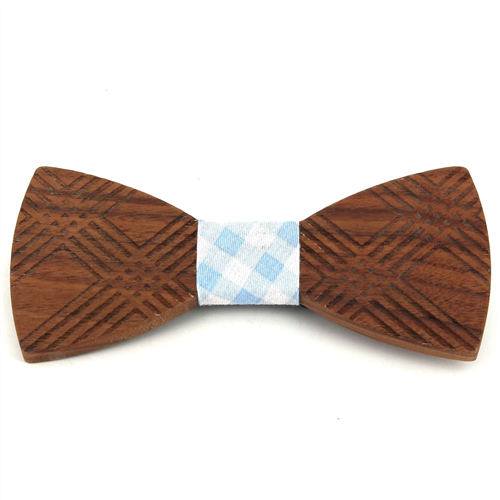 Pajarita Madera Cuadros