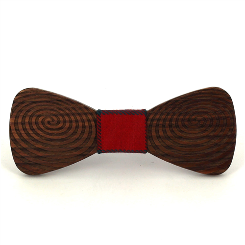Pajarita Madera Espiral