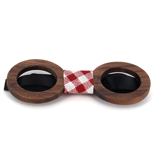 Pajarita Madera Gafas