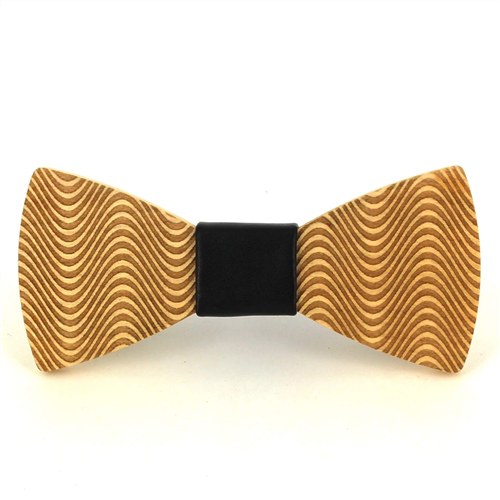 Pajarita Madera Ondas