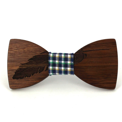 Pajarita Madera Pluma